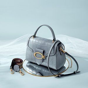 First layer cowhide elegant ladies shoulder bag
